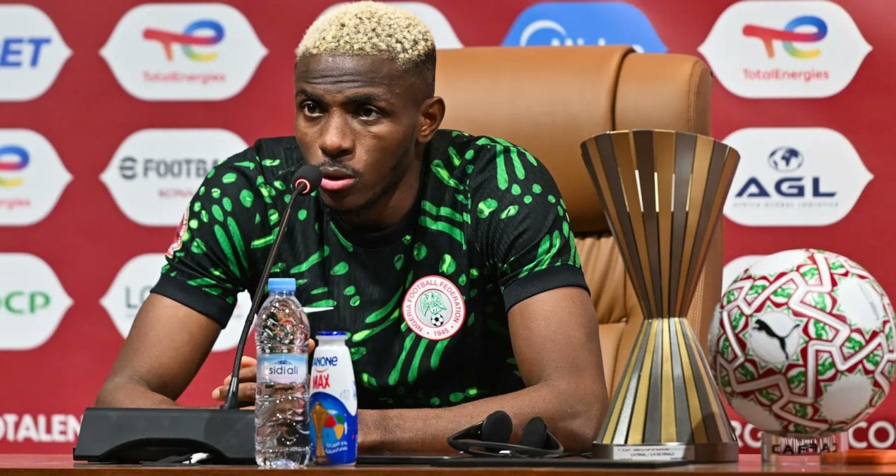 Osimhen, Nijerya'nın Galibiyet Kutlamasına Katılmadı, Taraftarlardan Takdir Topladı