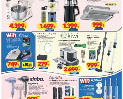 ŞOK, Yeni Aktüel Kataloğunda Samsung Akıllı Kurutma Makinesiyle Geliyor