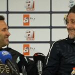 Teknik direktörler Fatih Tekke ve Okan Buruk'tan esprili diyaloglar