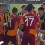 U17 derbisinde gergin anlar yaşandı