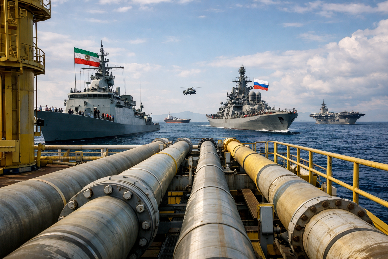 Küresel Enerji Hatlarında Güç Mücadelesi: İran-Rusya Deniz Tatbikatları ABD'nin Bölgesel Hakimiyetini Test Ediyor