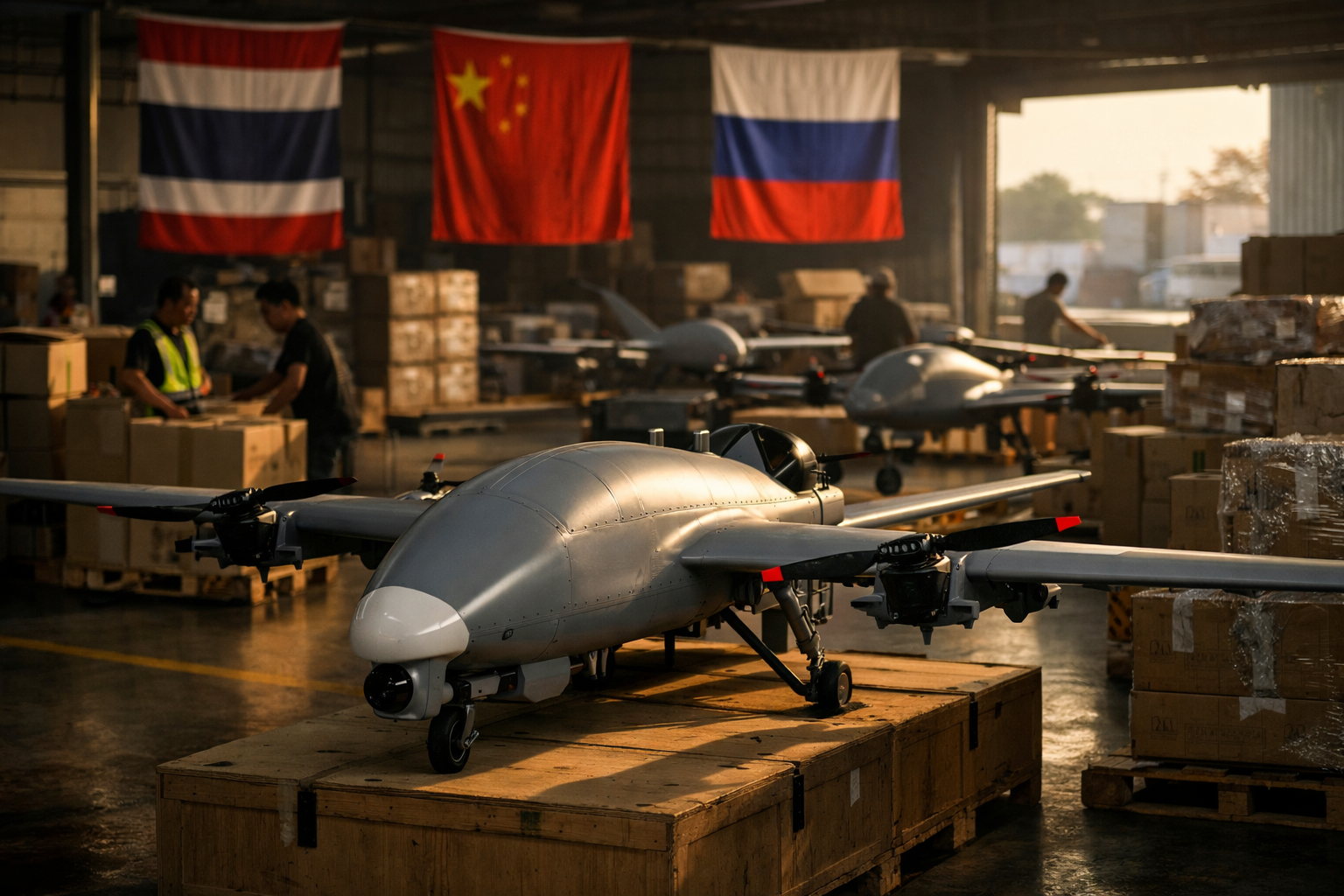 Küresel Yaptırımların Gölgesinde: Tayland, Çin'den Rusya'ya İnsansız Hava Araçları Akışının Kritik Merkezine Dönüştü