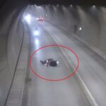Amasya'da Tünelde Motosiklet Devrilince Sürücüsü Metrelerce Sürüklendi