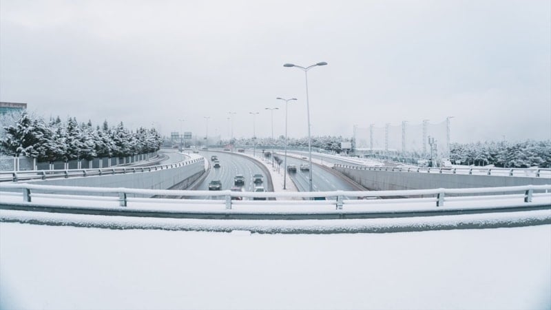 Ankara'nın Yüksek Kesimlerinde Kar Yağışı Etkili Oluyor