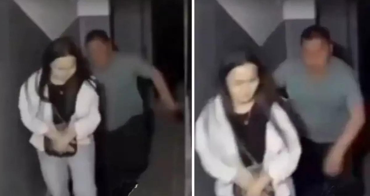 Apartman Girişinde Küçük Kıza Yönelik Saldırı Anında Güvenlik Kamerasında Kaydedildi