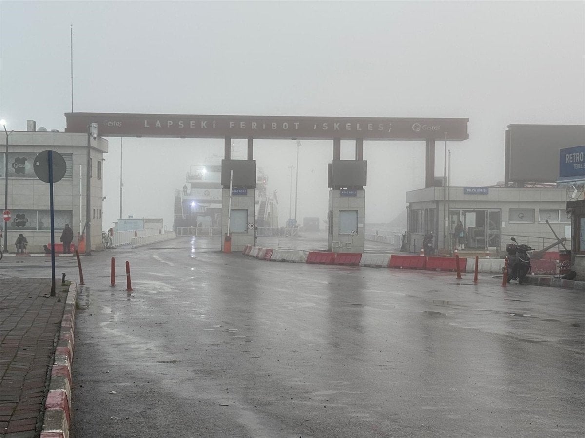 Çanakkale Boğazı’nda Yoğun Sis Nedeniyle Transit Gemi Geçişleri Durduruldu