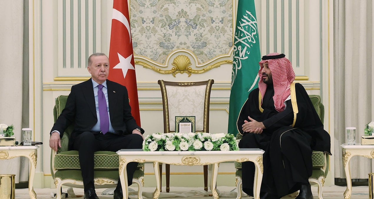 Erdoğan, Suudi Arabistan Veliaht Prensi Selman ile Görüştü