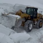 Erzurum'da Kar Kalınlığı 5 Metreyi Buldu, Karla Mücadele Ekipleri Zorlu Anlar Yaşadı