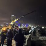 İstanbul Bakırköy'de İBB zabıta aracı denize düştü, inceleme başlatıldı