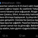 İstanbul'da kar yağışı bekleniyor: Yüksek kesimlerde beyaz örtü görünmeye başlayacak