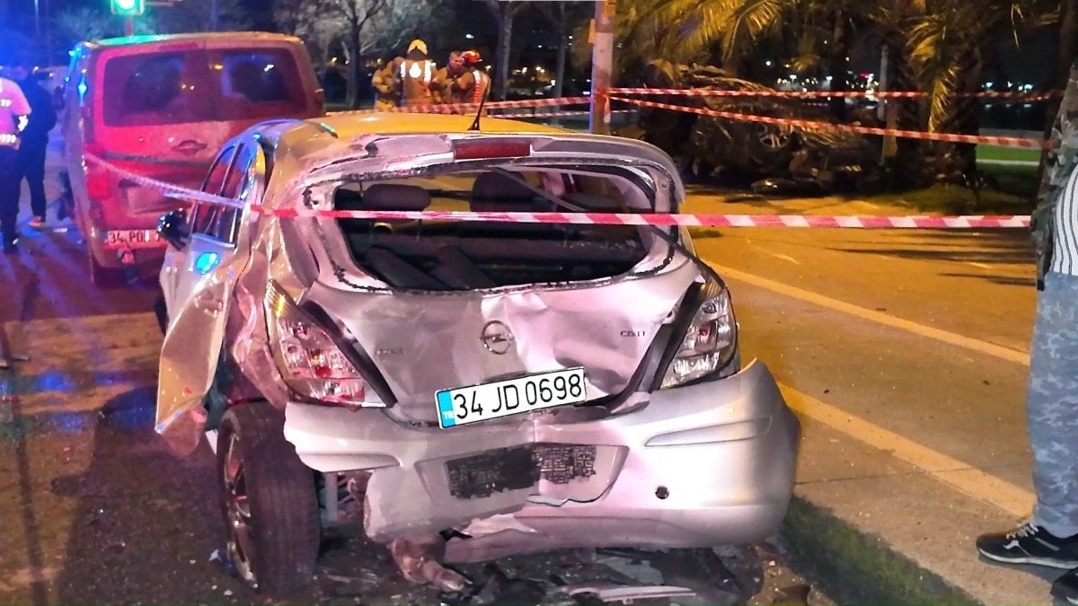 Kartal'da Hızlı Araç Kazası: İki Kişi Ağır Yaralandı
