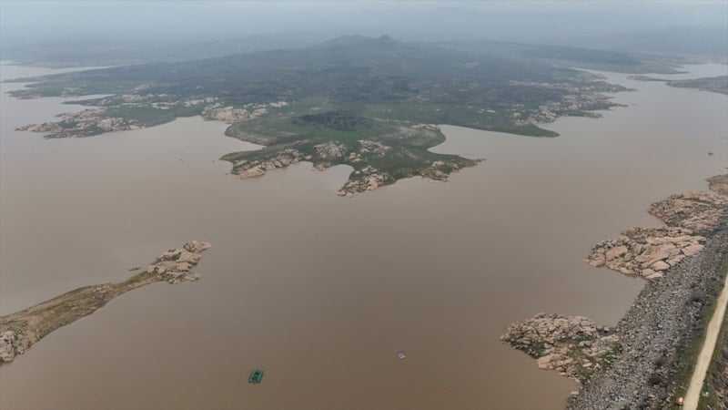 Kayalıköy Barajı'nda doluluk oranı yükseldi, bölge halkı umutlandı