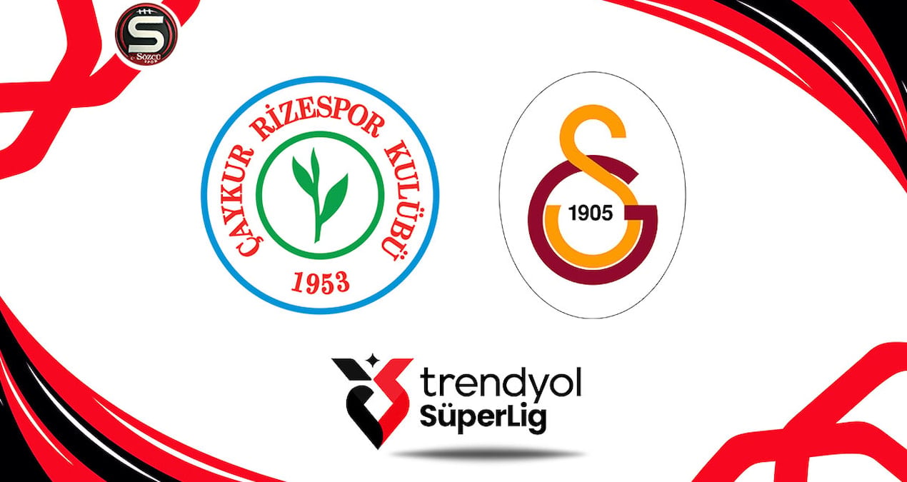 Rizespor-Galatasaray Maçında İlk Yarısında Heyecan Doruğa Ulaştı