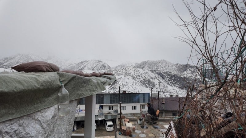 Şırnak’ta Toprak Kayması, Yeni Ev Sahibini Zor Durumda Bıraktı