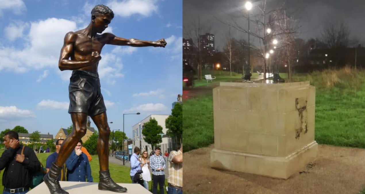 Teddy Baldock'un Anısına Dikilen Bronz Heykel Londra'da Çalındı