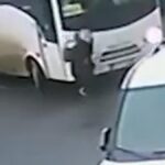 Tekirdağ'da Midibüsün Çarptığı Kadın Hastaneye Kaldırıldı