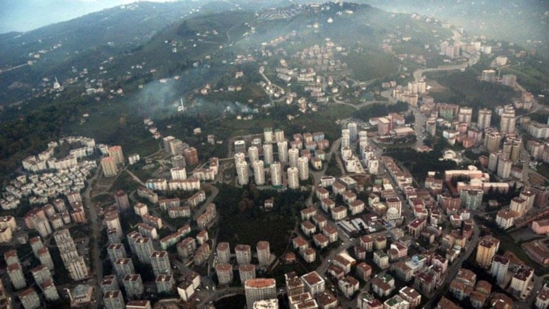 Trabzon'da Yerleşim Düzeni Yamaçlara Doğru Genişliyor