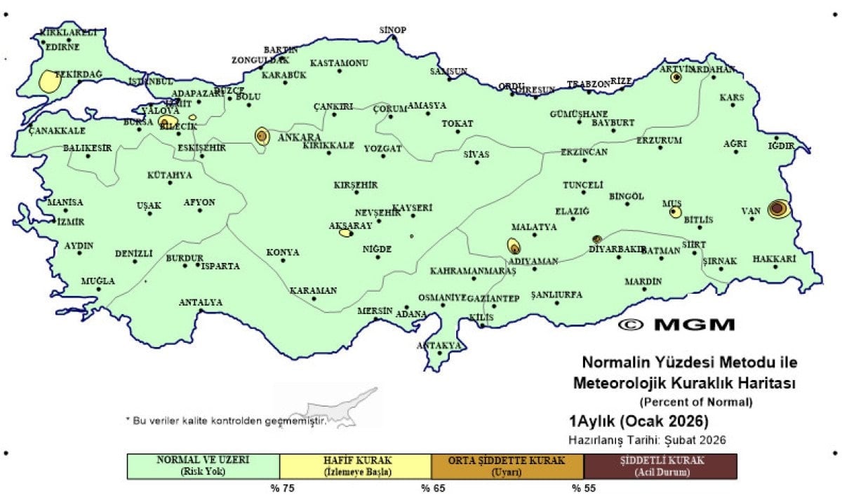 Türkiye'de Kuraklık Tehlikesi Geçmişte Kaldı, Yağışlar Arttı