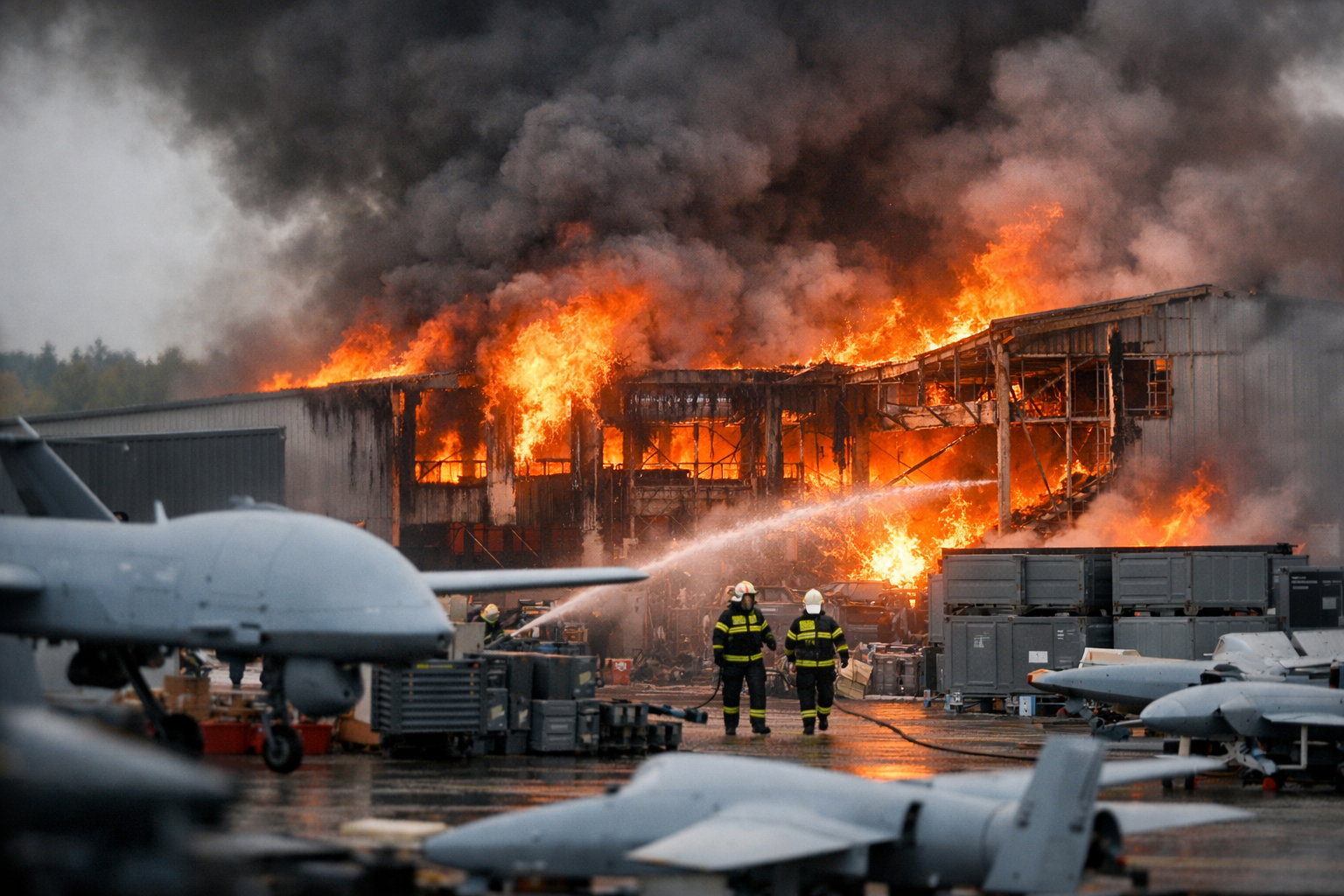 Batı'nın Ukrayna'ya Askeri Desteği Rus Misillemelerinin Odağına Yerleşti: Çek Drone Fabrikasına Kundaklama
