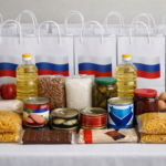 Kadınlar Günü'nde dağıtılan gıda paketleri Rus siyasetinin seçim stratejisini ele veriyor