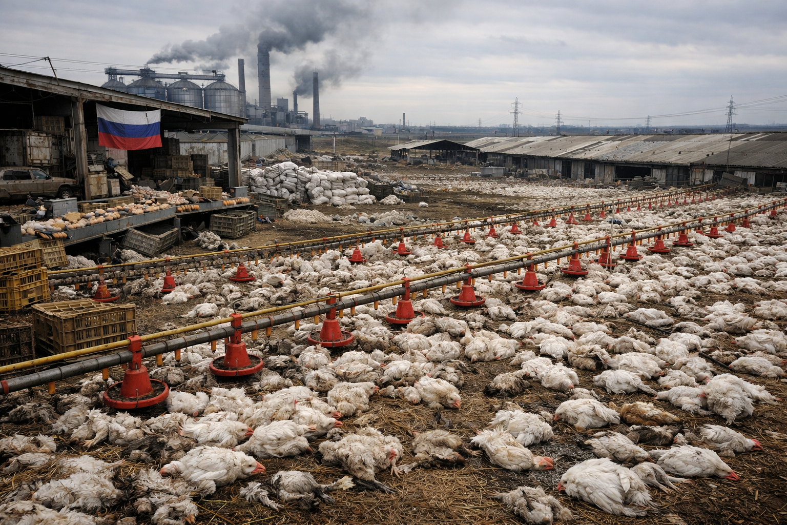 Rusya'nın Tavuk Devlerinde Finansal Çöküş: Batı Yaptırımları ve İç Tüketim Krizi Gıda Zincirini Tehdit Ediyor