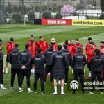 A Milli Futbol Takımı, Romanya maçı hazırlıklarını tamamladı