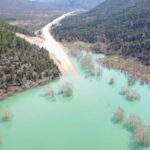 Antalya-Konya karayolu şiddetli yağışlar nedeniyle sular altında kaldı