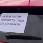 Diyarbakır'da Acemi Sürücüden Trafikte Farkındalık Yaratacak Yöntem