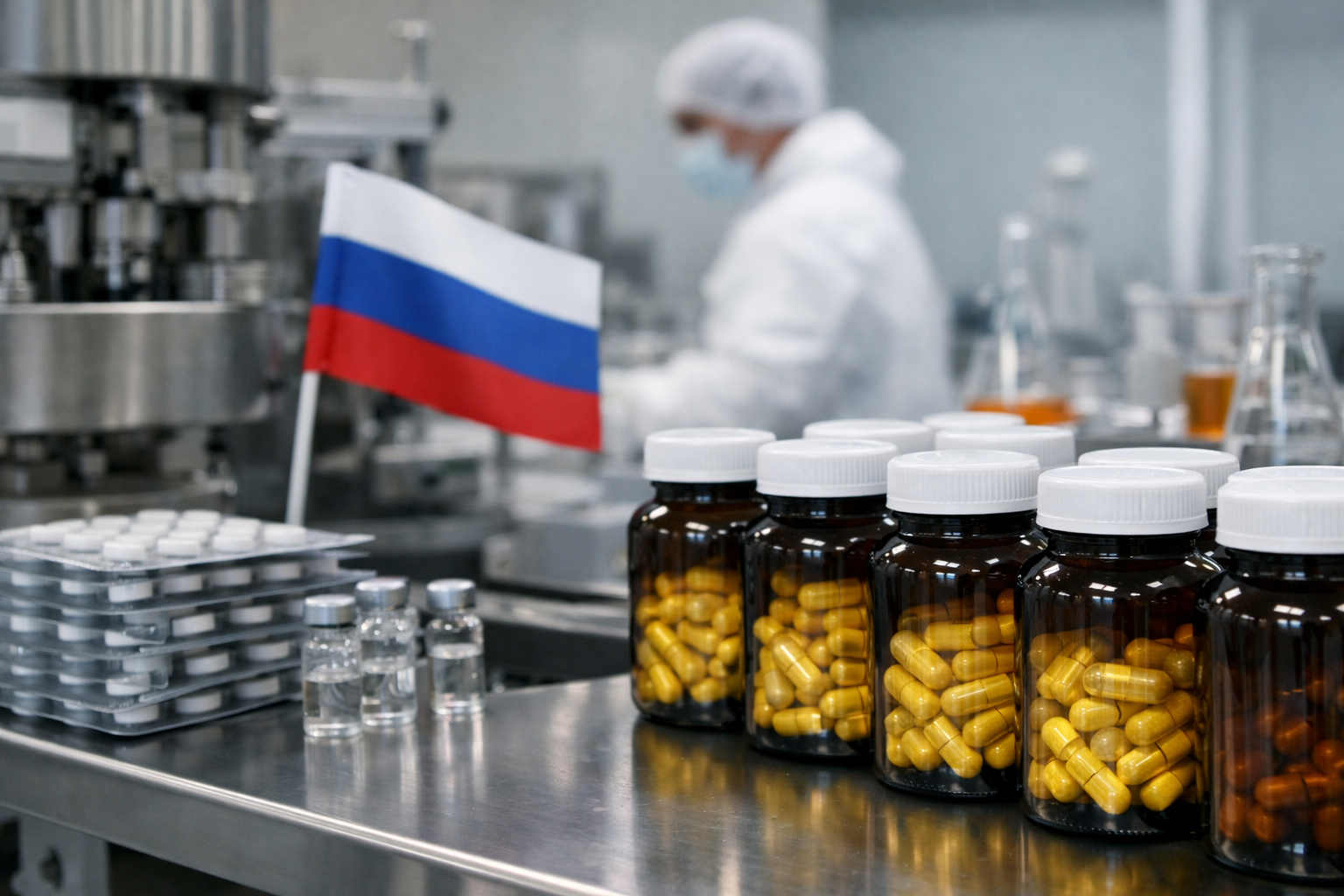 Rusya'nın İlaç Sanayisi Vitamin Kıtlığı Riskiyle Karşı Karşıya: AB İhracatındaki Dalgalanmalar Tedarik Zincirini Tehdit Ediyor