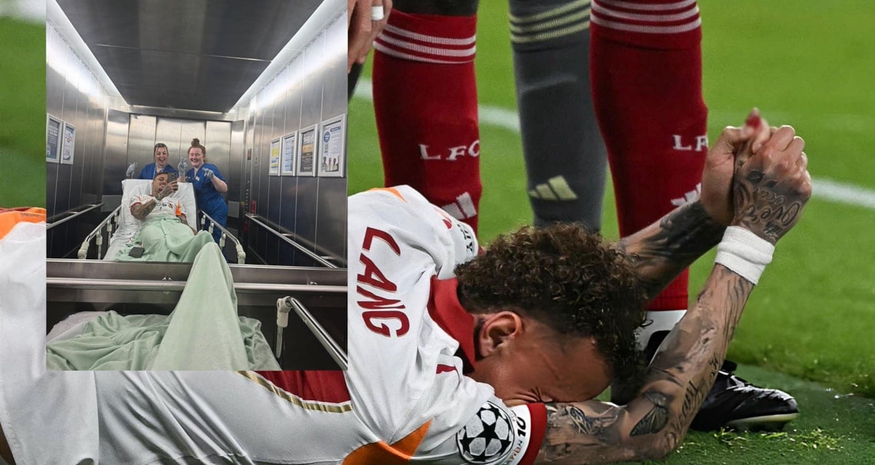 Galatasaray'da Noa Lang, Liverpool maçında yaşadığı sakatlık nedeniyle ameliyat oldu