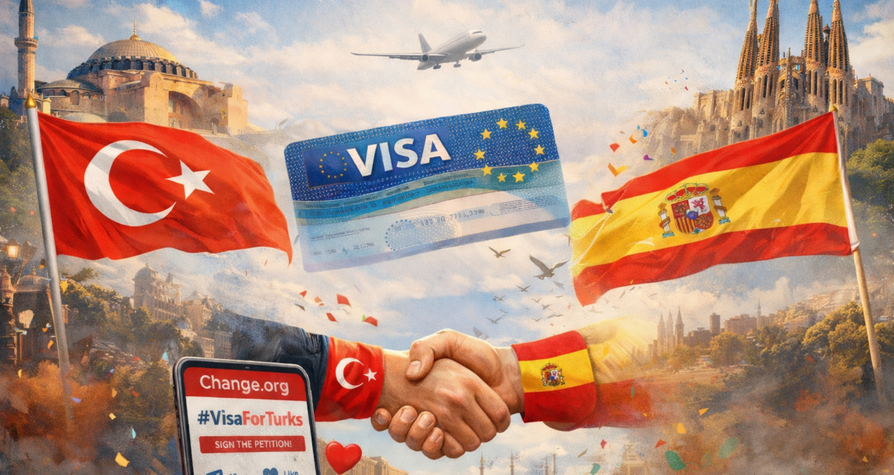 İspanya-Türkiye ilişkilerinde vize talepleri için sosyal medya kampanyası başlatıldı