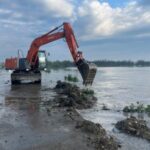 Menderes Nehri Taşarak İncirliova-Koçarlı Karayolunu Su Altında Bıraktı