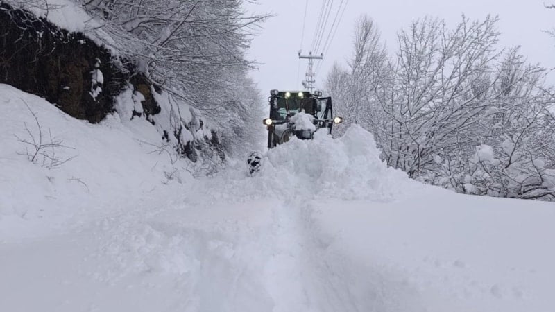 Ordu'da Kar Kalınlığı 2 Metreye Ulaştı, 576 Mahalle Yeniden Ulaşıma Açıldı
