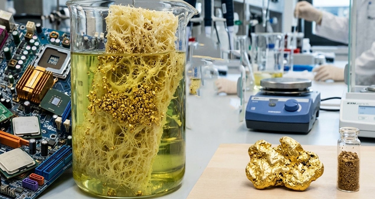 Peynir altı suyu ile elektronik atıklardan yüksek saflıkta altın elde ediliyor