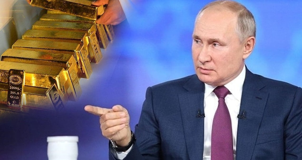 Putin'in kararıyla Rusya'da külçe altın ihracatı yasaklandı