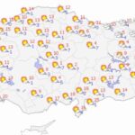 Türkiye'de Doğuda Kış, Batıda Bahar Hava Koşulları Bekleniyor