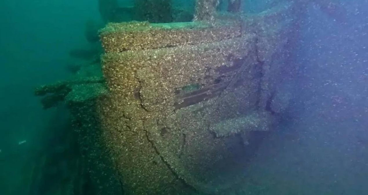 Wisconsin'da 139 Yıl Sonra Su Altında Bulunan Geminin Kalıntıları Keşfedildi