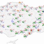 Yağmur Türkiye'yi Etkisi Altına Alıyor, Sıcaklıklar Mevsim Normallerinde Seyrediyor