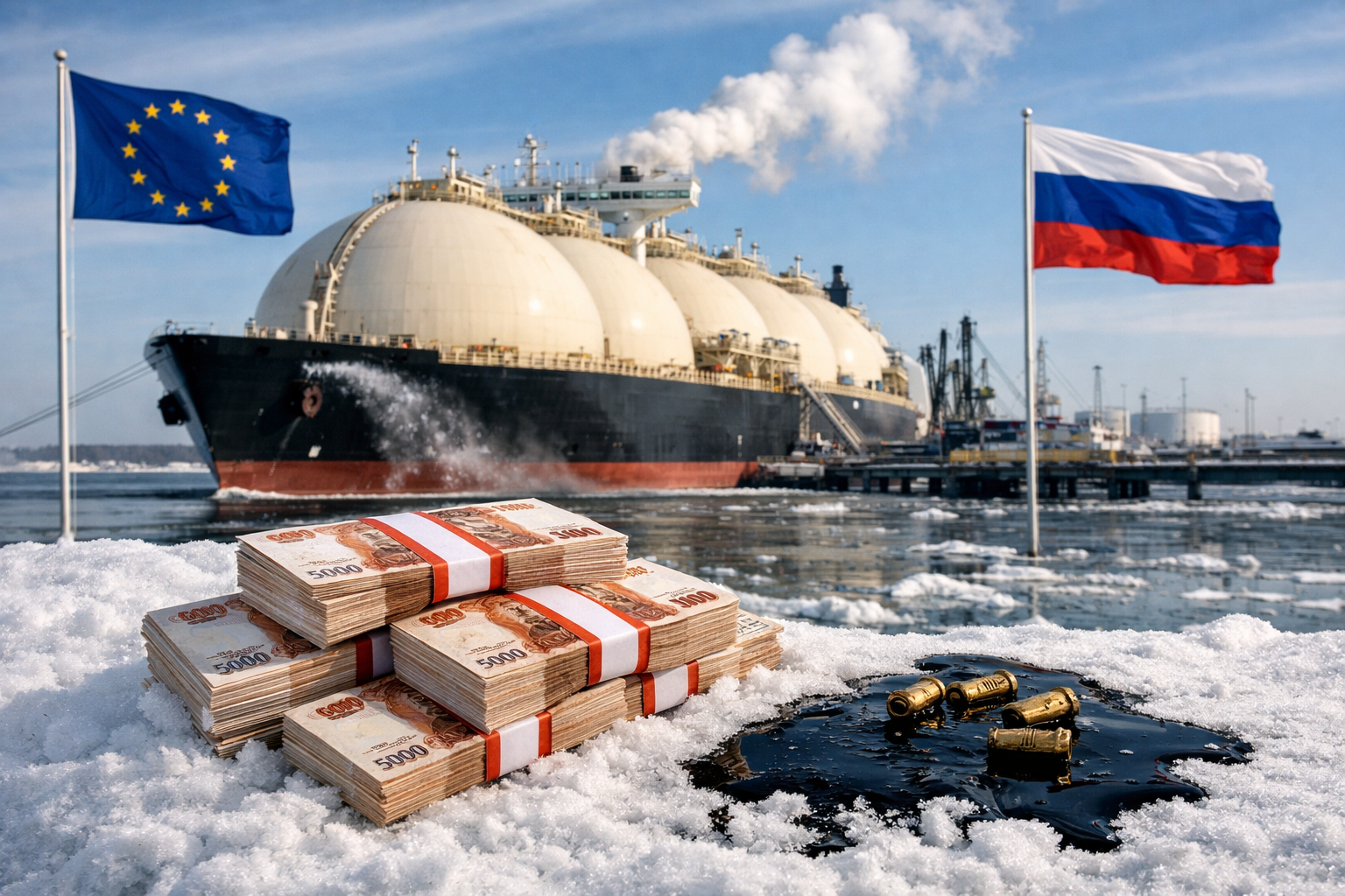 AB'nin Rus LNG İthalatındaki Keskin Yükseliş Savaş Finansmanını Besliyor