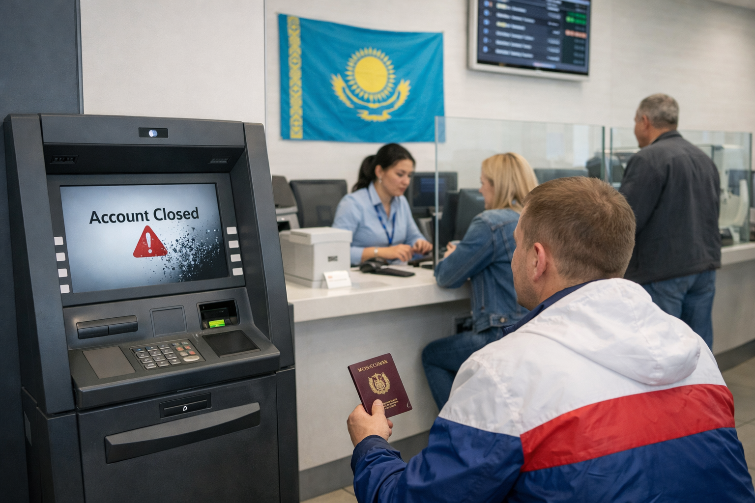 Kazakistan'da Finansal Ayrımcılık: Rus Vatandaşların Hesapları Otomatik Siliniyor