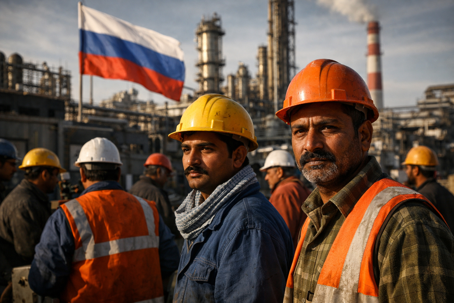 Rusya'da Nitelikli İşgücü Açığı Hintli Göçmenlerle Kapatılmaya Çalışılıyor