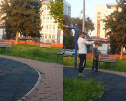 Adana'da çocuk parkında oyuncak silahla atış talimi tepkilere yol açtı