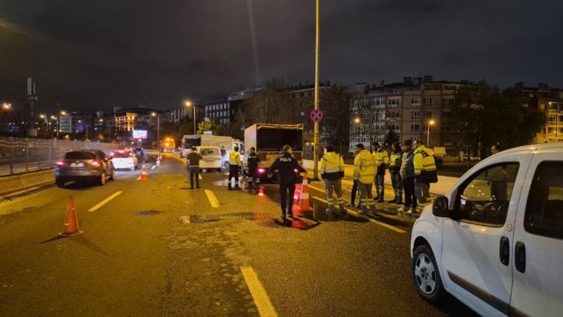 Ankara'da Motosiklet Kazasında Sürücü Ağır Yaralandı