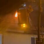 Bolu'da 2 katlı evin bacasında yangın çıktı, itfaiye anında müdahale etti