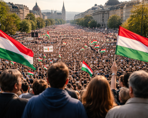 Macaristan'da Seçim Öncesi Tarihi Protesto: Orbán Karşıtı Gösteride 100 Bin Kişi Siyasi Değişim Talebinde Bulundu
