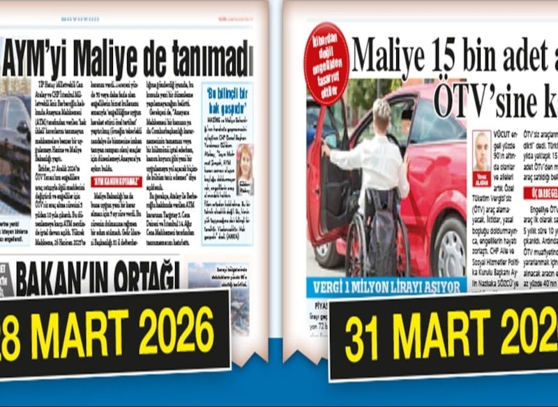 Engellilere ÖTV muafiyeti getirildi: Yeni düzenleme ile ortopedik engelliler araç alımında indirimden yararlanacak