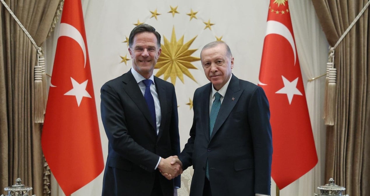 Erdoğan, NATO Genel Sekreteri Rutte ile görüştü