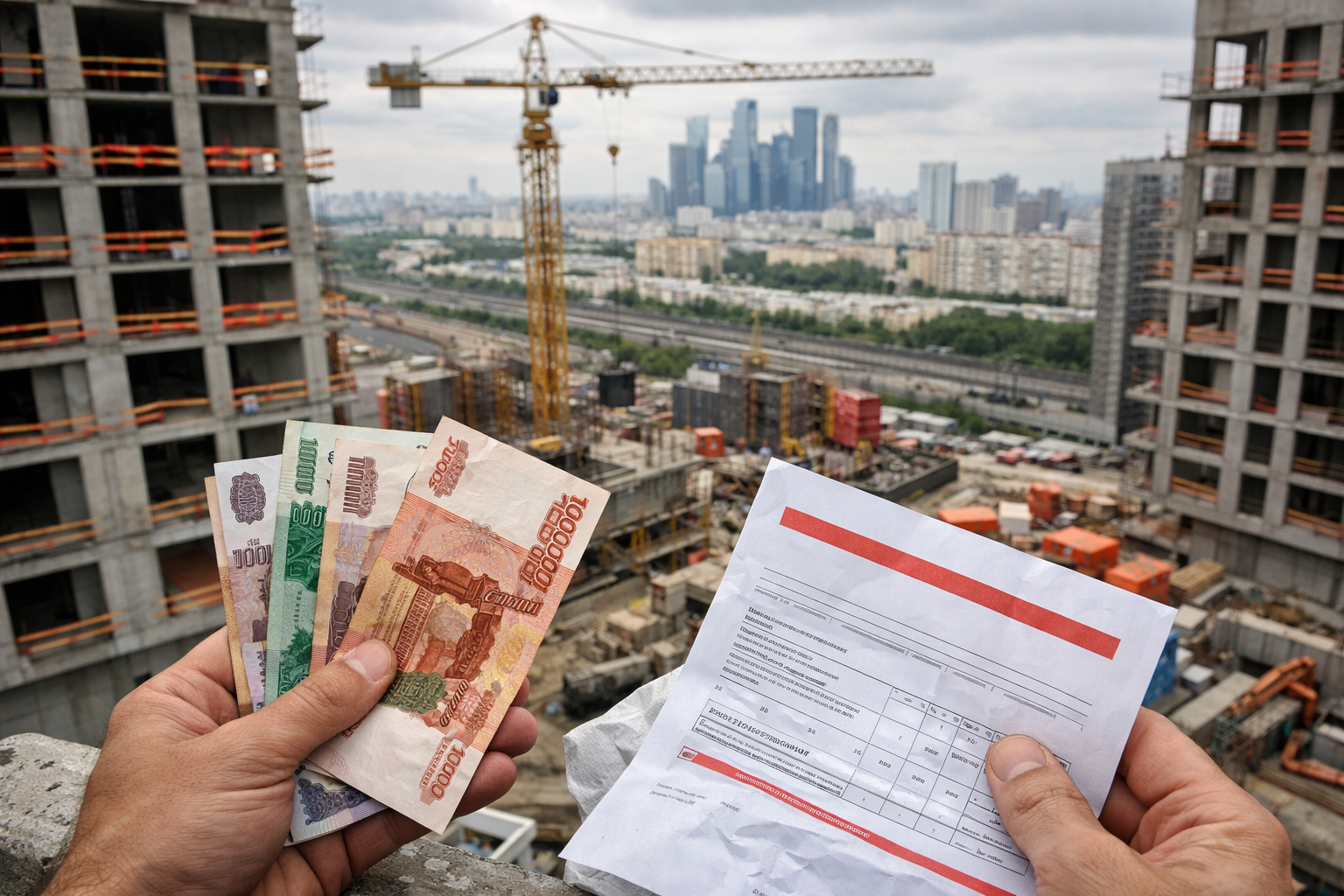 Rusya'da İnşaat Sektörü Finansal Kıskacında: Her Beş Geliştiriciden Biri Kredi Ödemelerinde Sıkıntı Yaşıyor