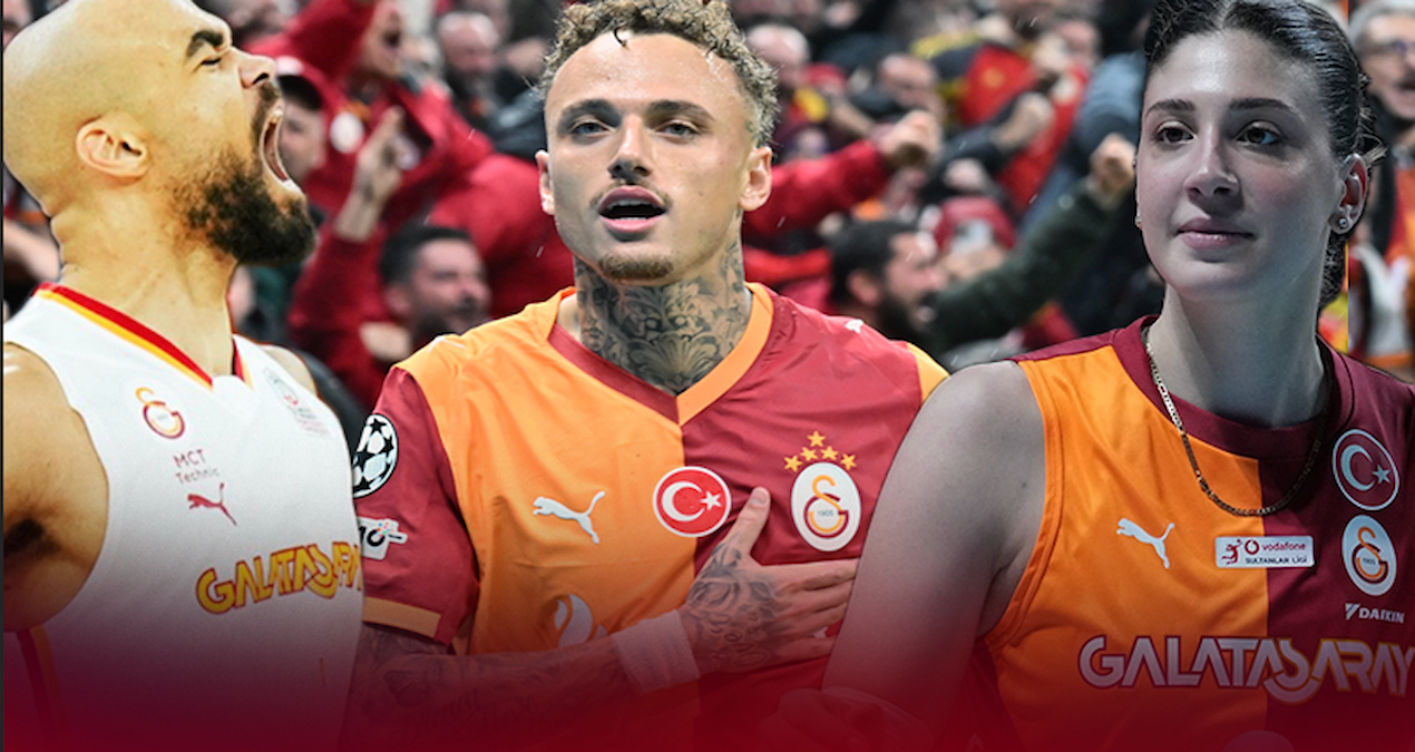 Galatasaray üç branşta kritik maçlara çıkıyor