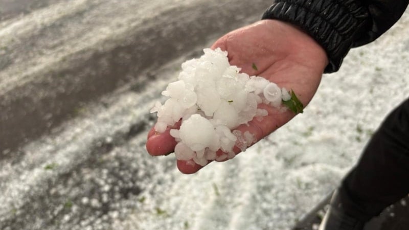 Gaziantep’te Ceviz Büyüklüğünde Dolu Yağışı Hayatı Olumsuz Etkiledi